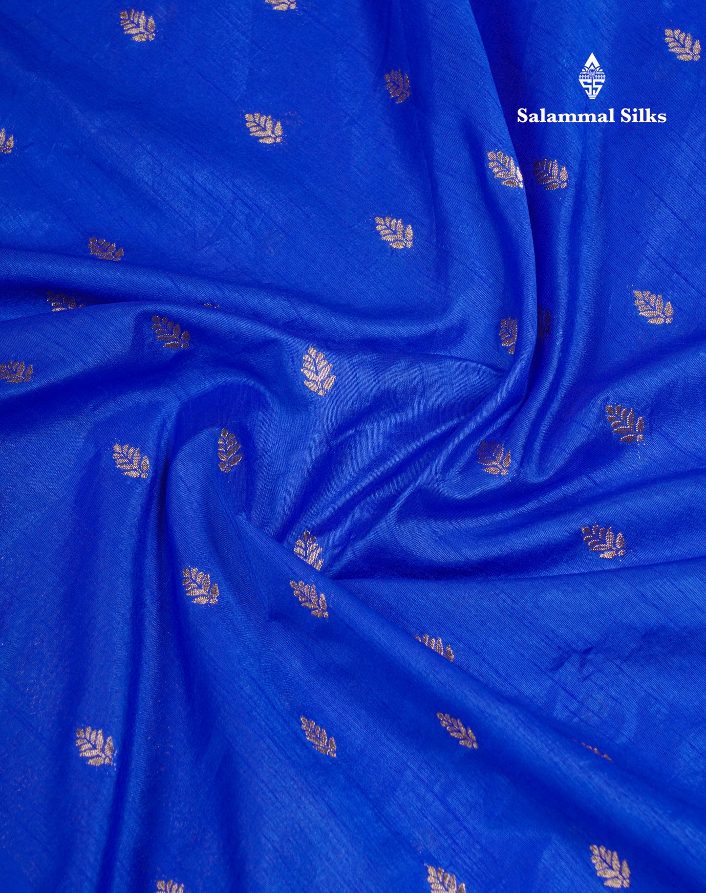 Beautiful Sky Blue Semi Raw Silk Saree With Fancy Komatha Design Border