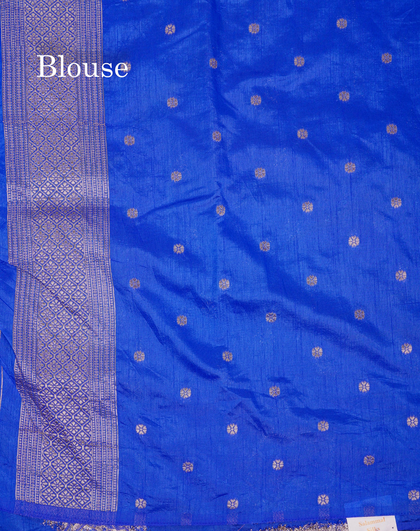 Beautiful Sky Blue Semi Raw Silk Saree With Fancy Komatha Design Border