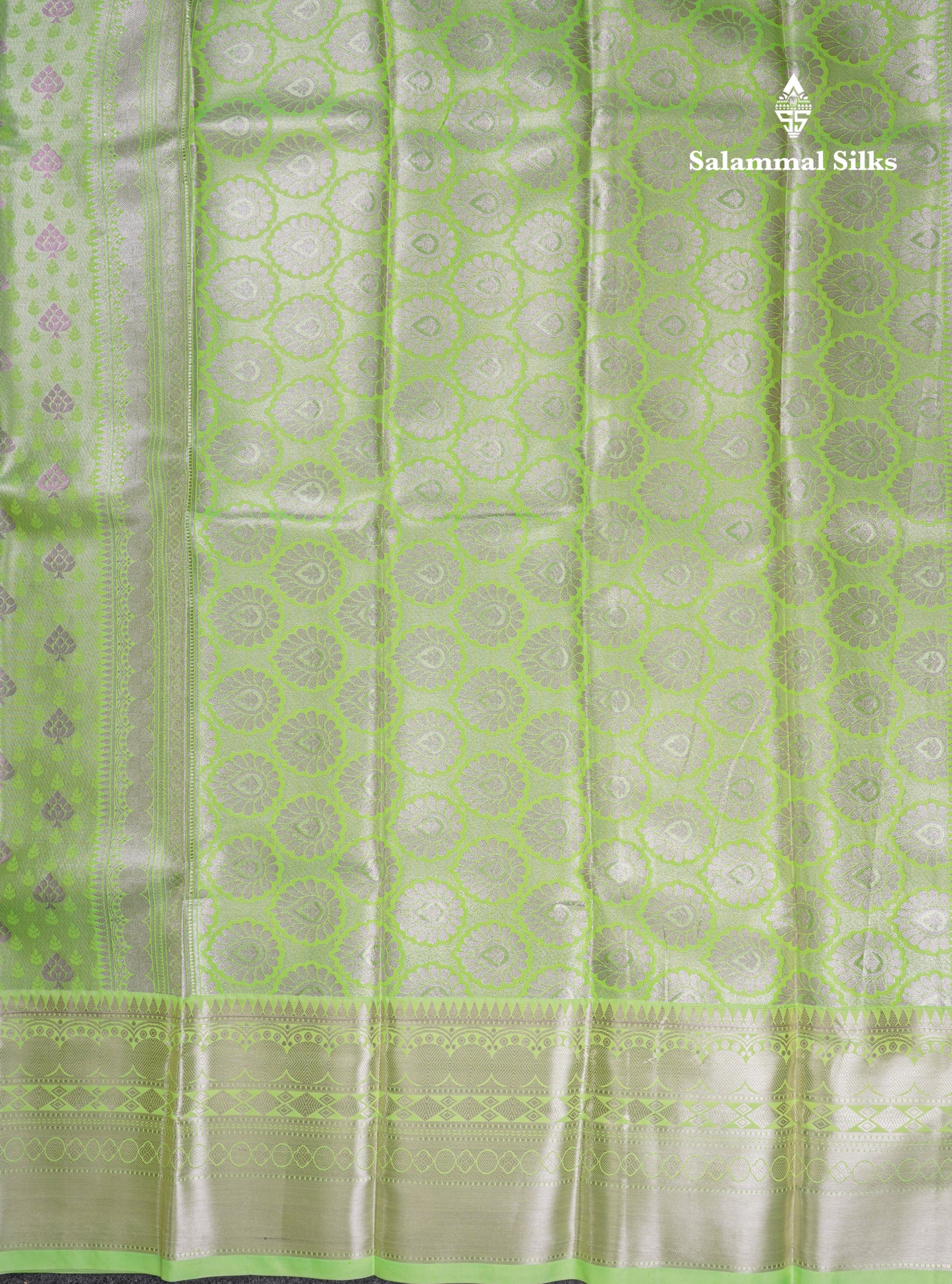 Beautiful Cream Sandal Semi Soft Silk Saree With Traditional Evening Morning Border