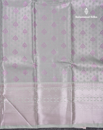 Beautiful Cream Sandal Semi Soft Silk Saree With Traditional Evening Morning Border