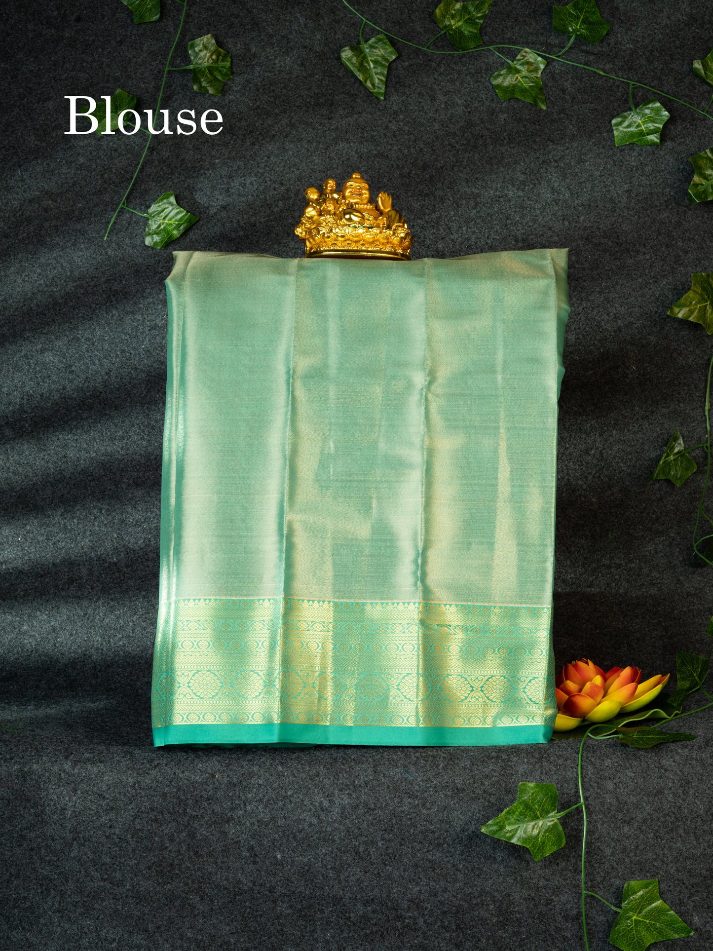 Semi Silk Pattu Pavadai (Lavander )with Light Green colour Blouse 18"