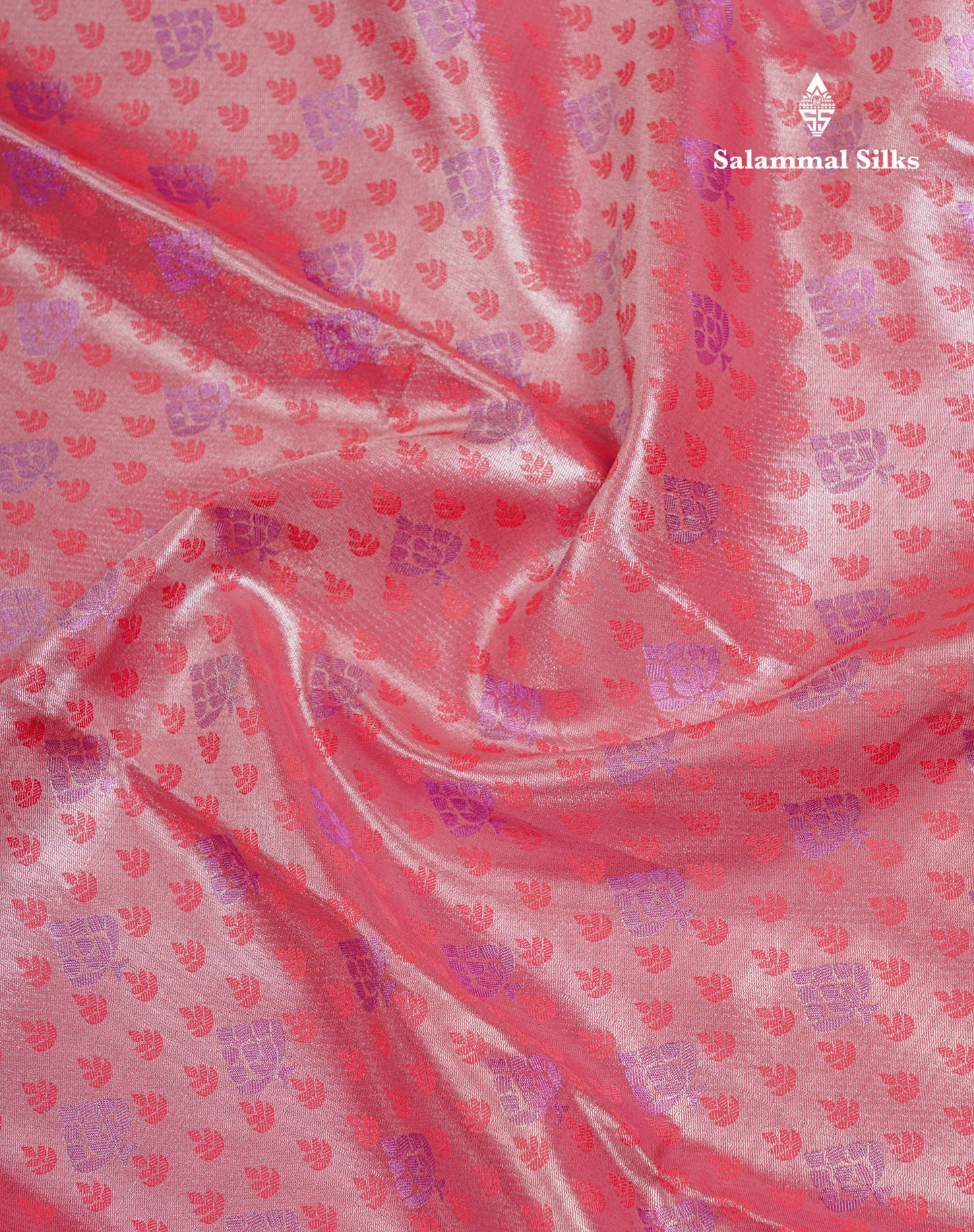 Beautiful Dark Peach Semi Soft Silk Saree With Traditional Evening Morning Border