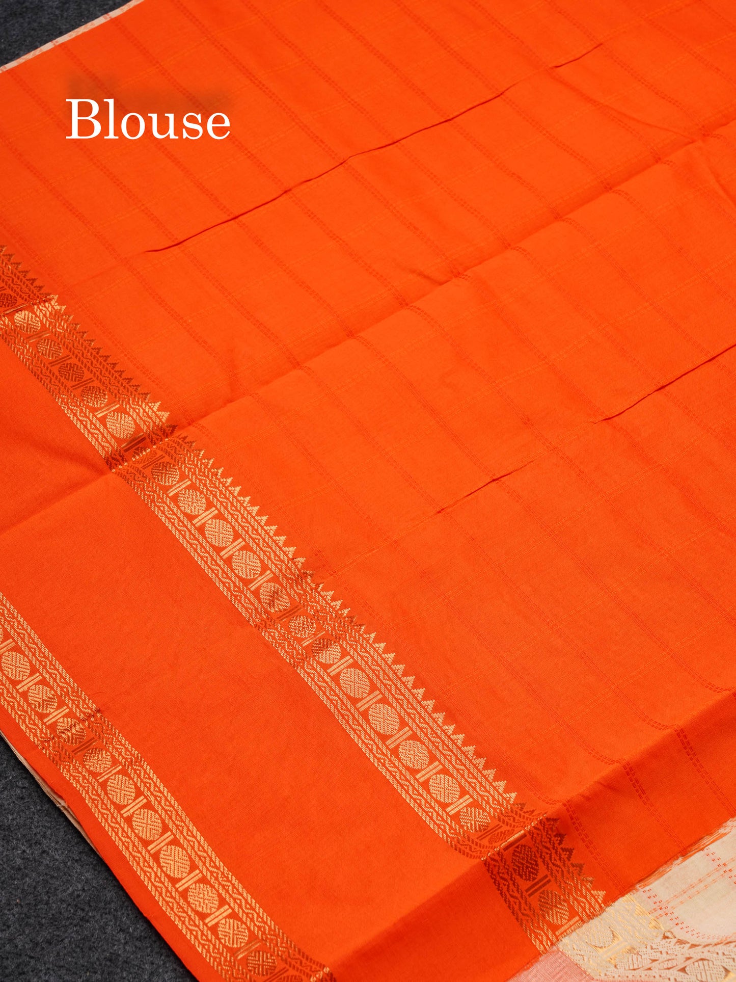 Beautiful Sapphire Green Checks With Butta Semi Silk Cotton Saree With Contrast Violet Blouse