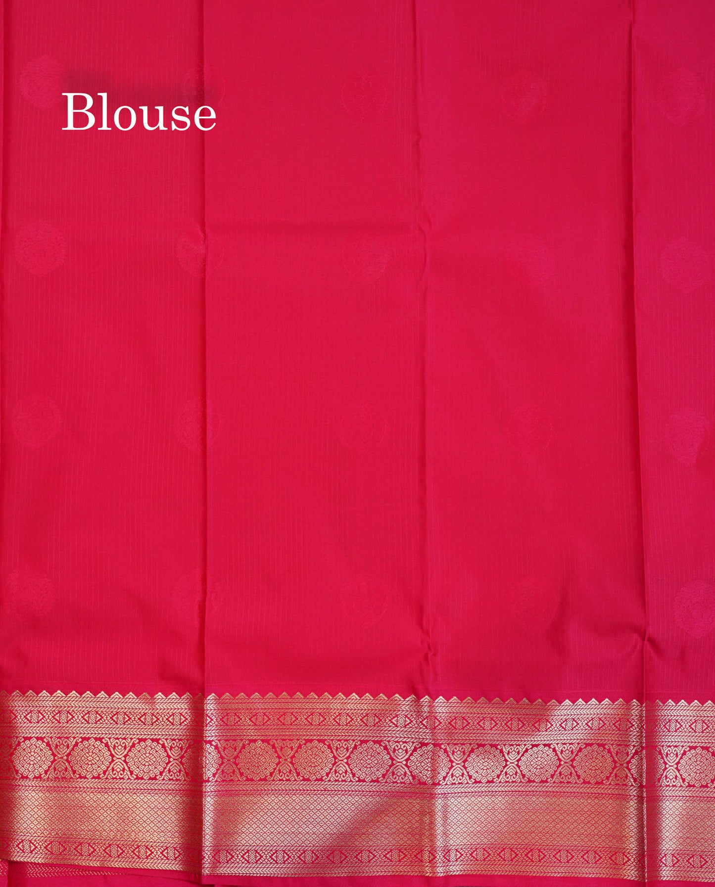 Beautiful Parrot Green Zari Lines With Butta Semi Silk Saree With Contrast Pink Traditional Border