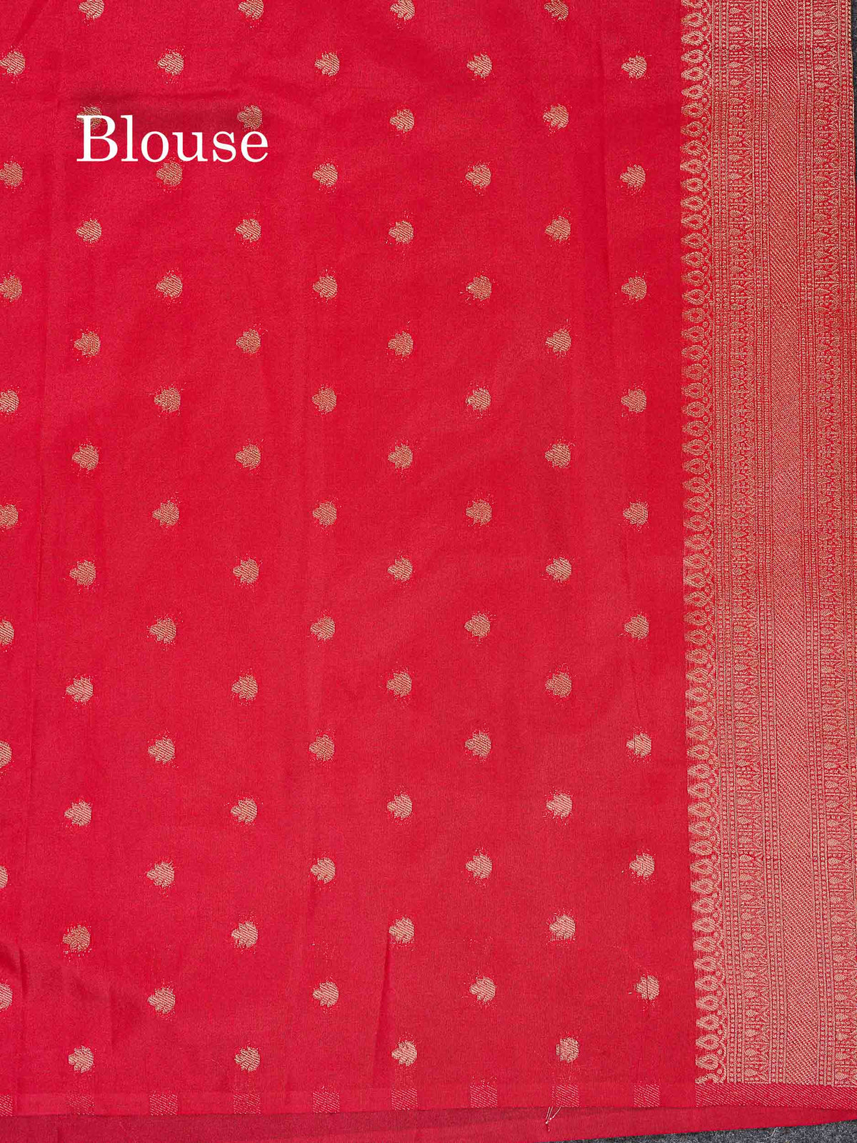 Semi Georgette Saree - Redish Maroon Colour Body With Fancy Border