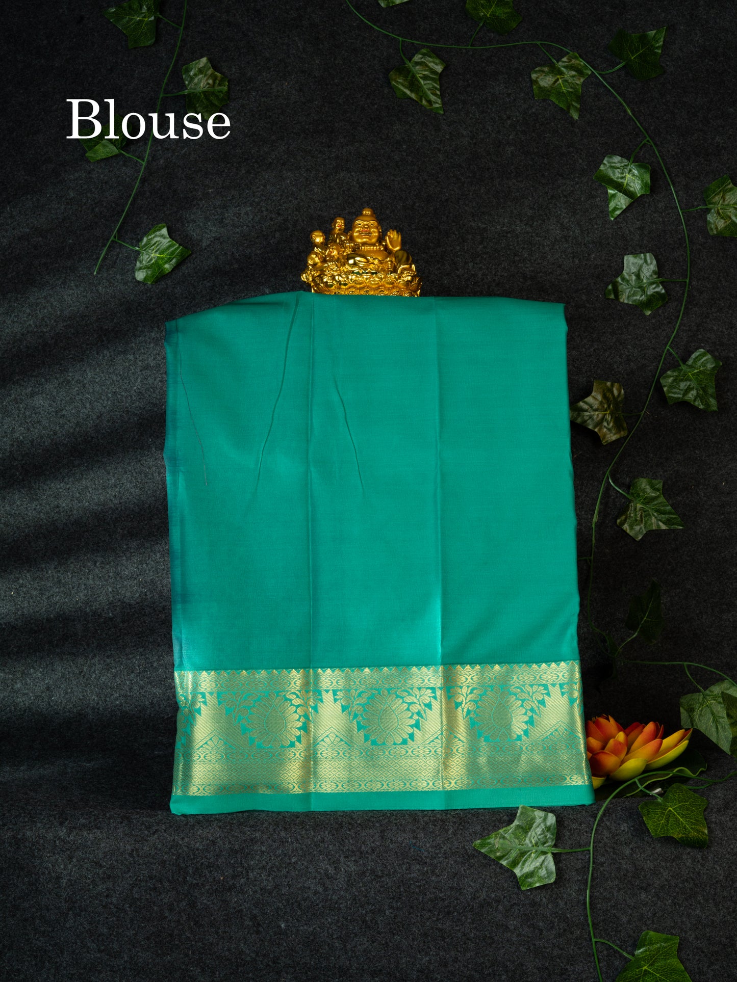 Semi Pattu Pavadai ( Magenta Pink ) With Saffire Green Blouse 18"