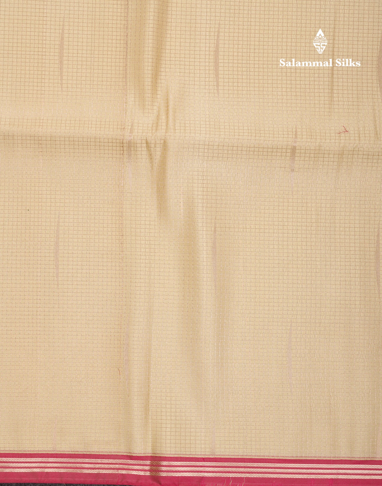 Light Pink Tiny Zari Checks With Malli Moggu Butta Semi Soft Silk Saree With Contrast Small Purple Border