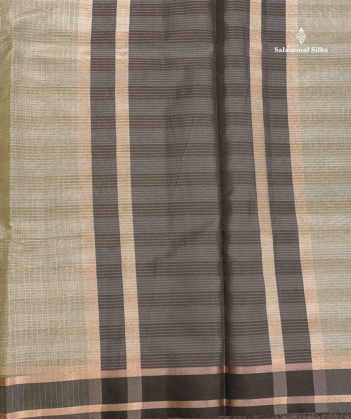 Kota Silk Saree Cream Sandal With Black Blouse