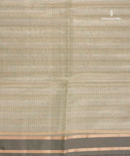 Kota Silk Saree Cream Sandal With Black Blouse