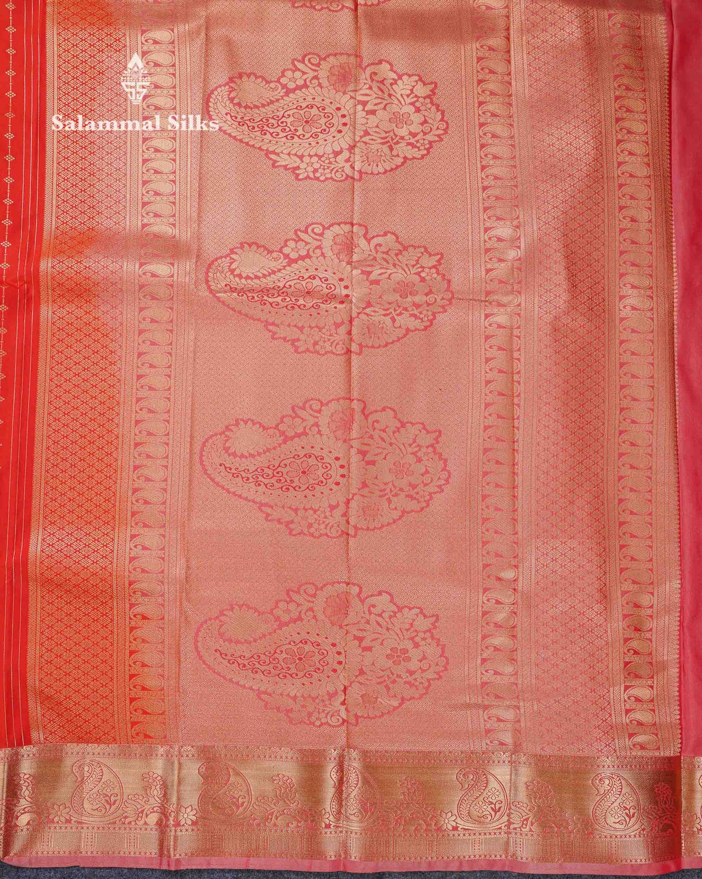 Beautiful Dark Maroon Zari Lines With Butta Semi Silk Saree With Contrast Bottle Green Traditional Border