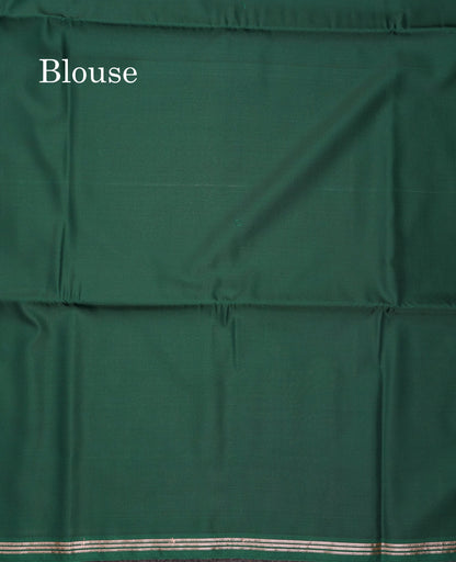 Light Pink Tiny Zari Checks With Malli Moggu Butta Semi Soft Silk Saree With Contrast Small Purple Border