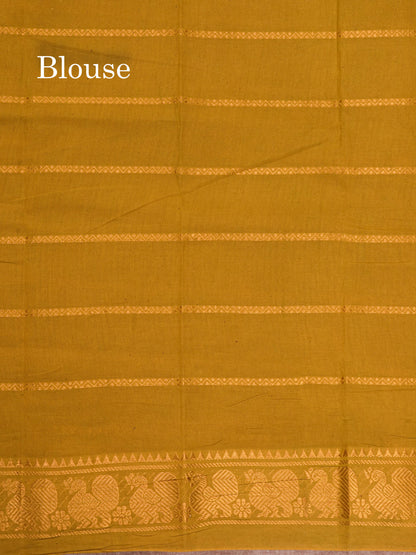 Beautiful Half White Pure Sungudi Cotton Saree With Contrast Reddish Pink Border