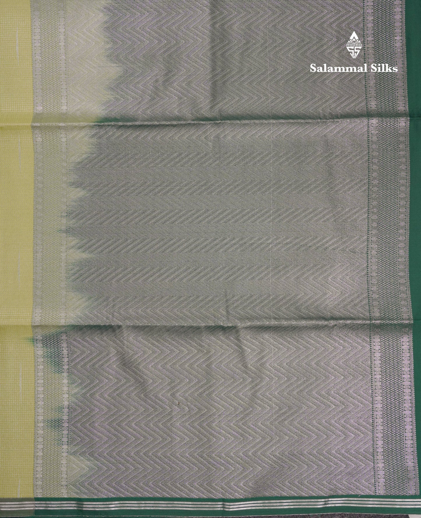 Light Pink Tiny Zari Checks With Malli Moggu Butta Semi Soft Silk Saree With Contrast Small Purple Border