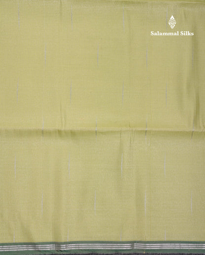 Light Pink Tiny Zari Checks With Malli Moggu Butta Semi Soft Silk Saree With Contrast Small Purple Border