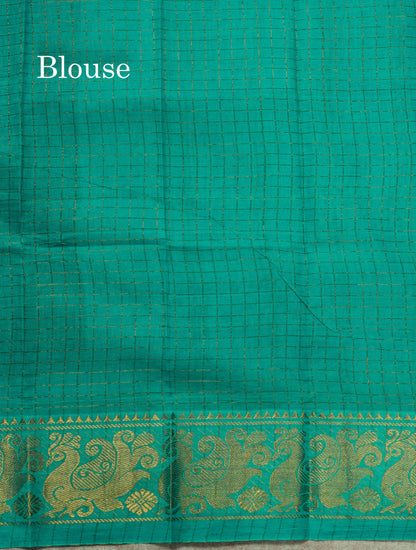 Beautiful Half White Pure Sungudi Cotton Saree With Contrast Reddish Pink Border
