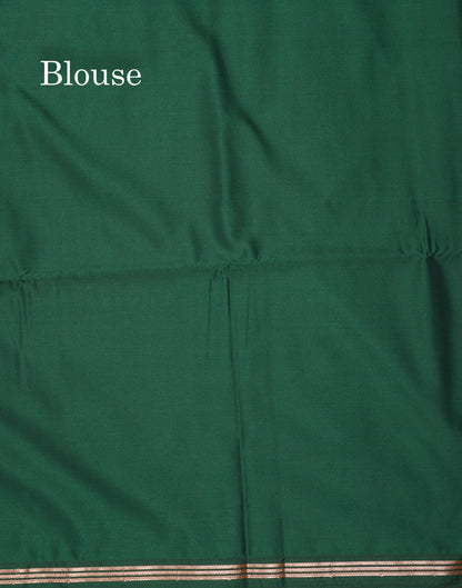 Light Pink Tiny Zari Checks With Malli Moggu Butta Semi Soft Silk Saree With Contrast Small Purple Border