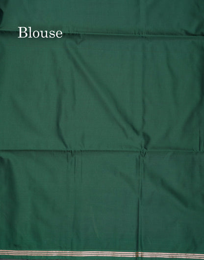 Light Pink Tiny Zari Checks With Malli Moggu Butta Semi Soft Silk Saree With Contrast Small Purple Border