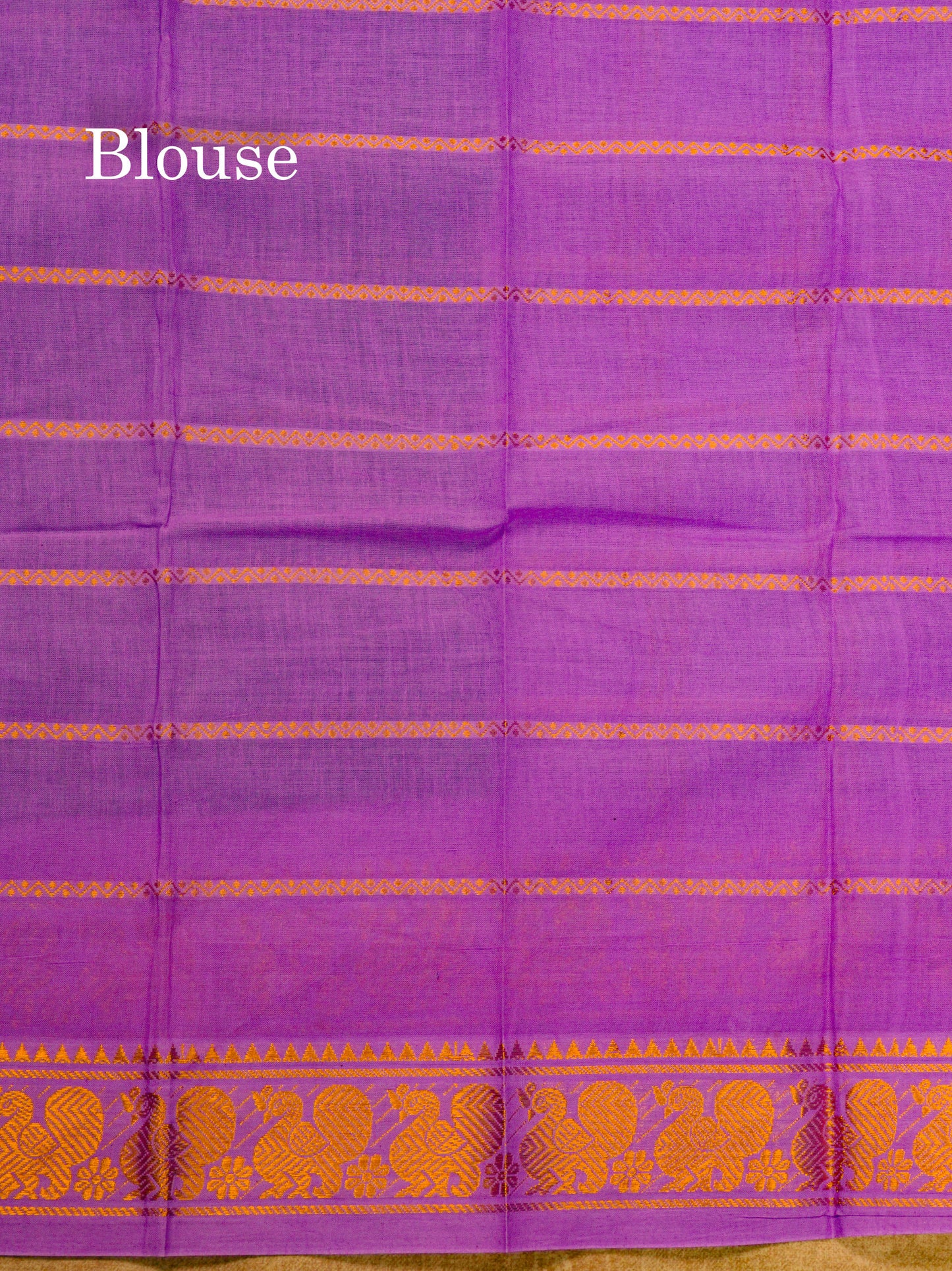 Beautiful Black Pure Sungudi Cotton Saree With Contrast Lavender Border