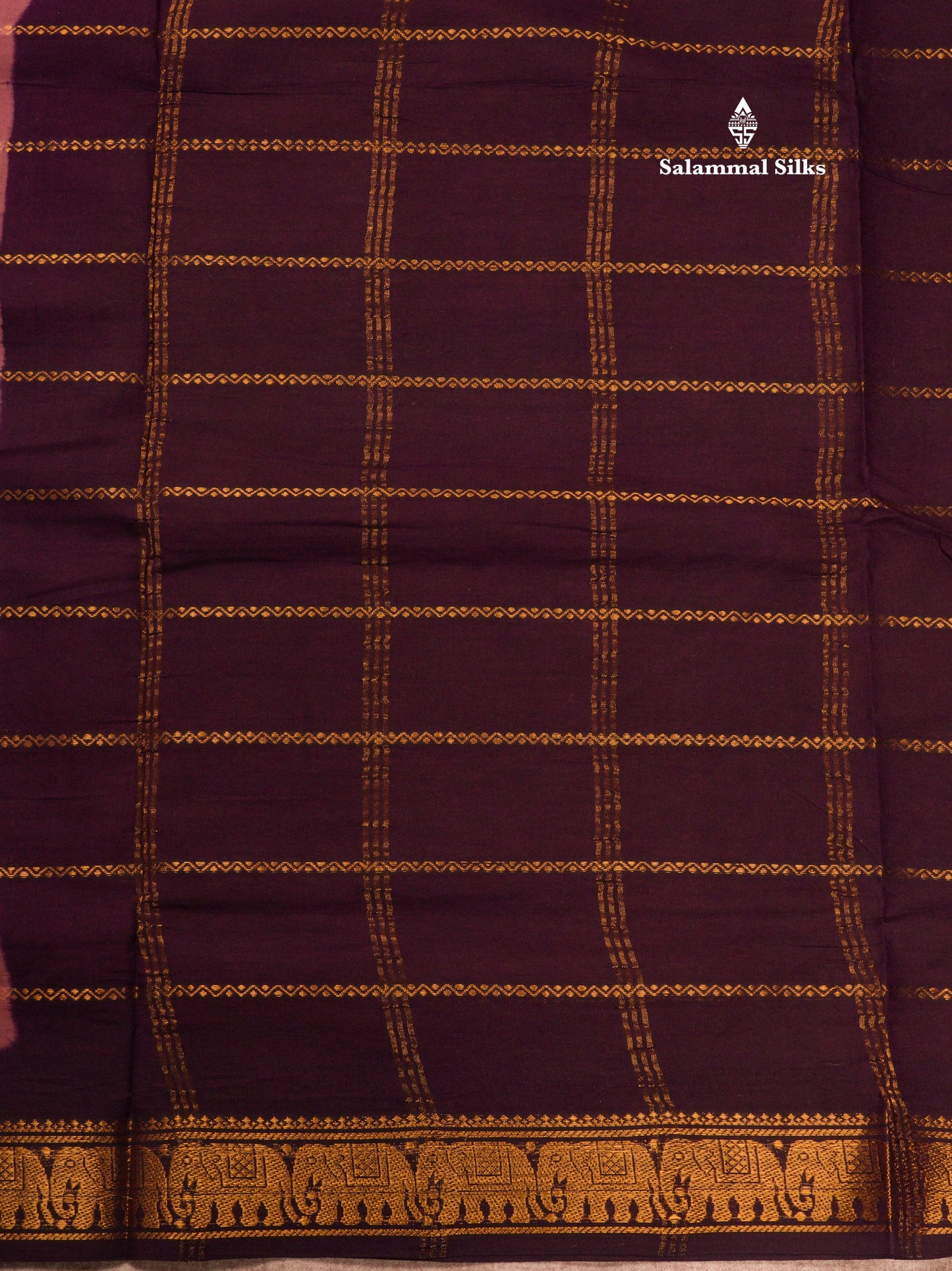 Beautiful Black Pure Sungudi Cotton Saree With Contrast Lavender Border