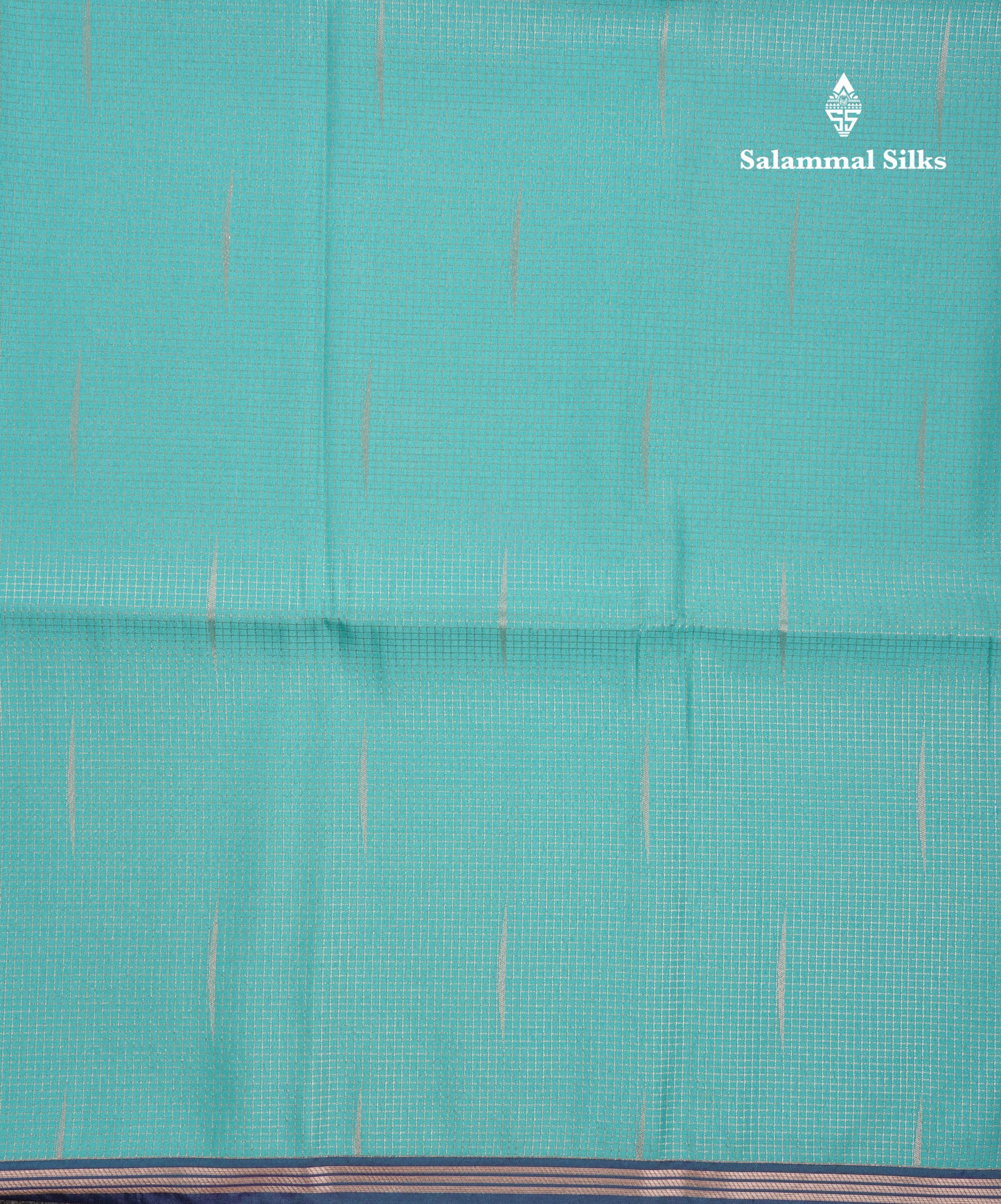 Light Pink Tiny Zari Checks With Malli Moggu Butta Semi Soft Silk Saree With Contrast Small Purple Border