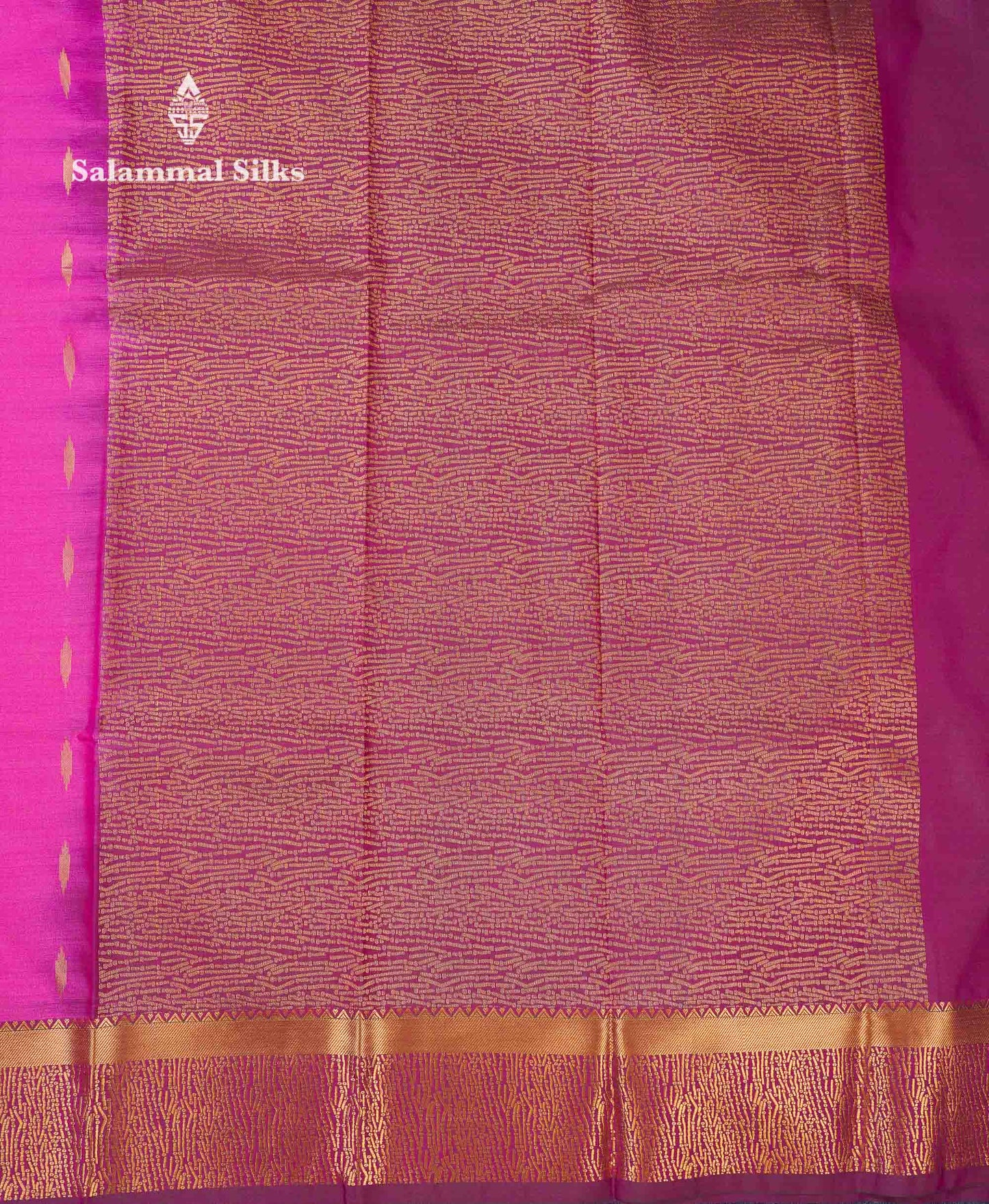 Beautiful Light Lavender Zari Butta Semi Silk Saree With Contrast Maroon Fancy Border