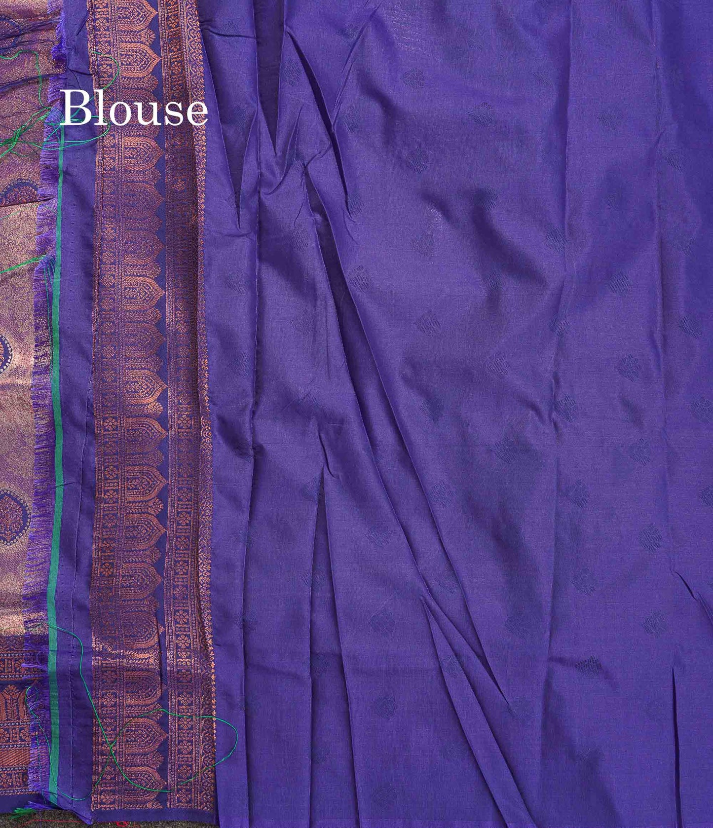 Semi Tussar Saree - Light Lavender Colour Body Tissue With Contrast Violet Fancy Border