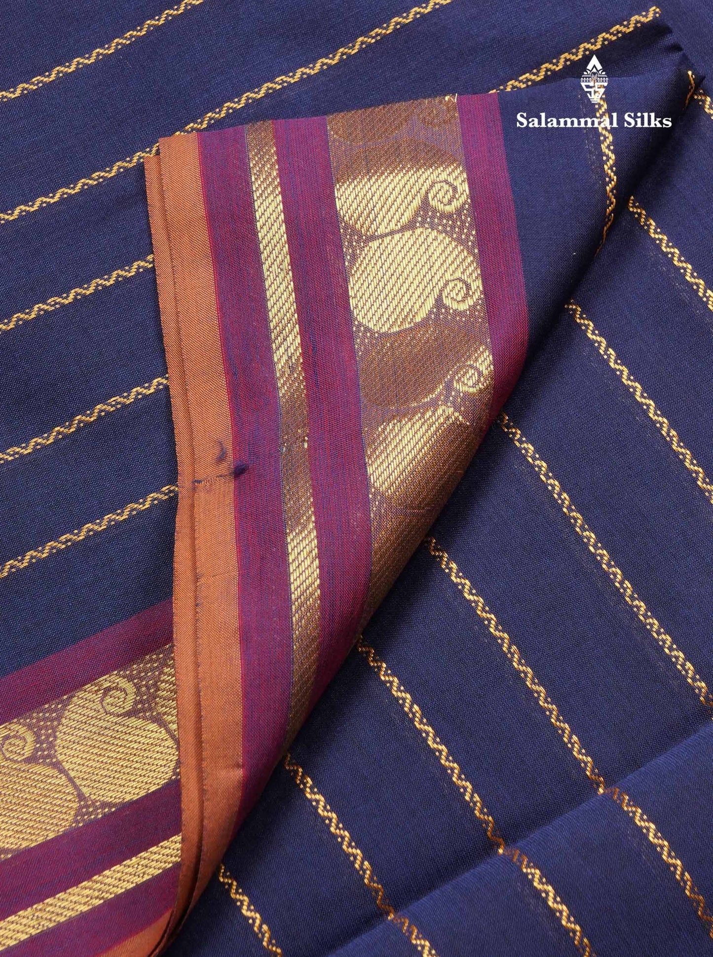 Beautiful Elephant Grey Semi Silk Cotton Saree With Contrast Maroon Blouse