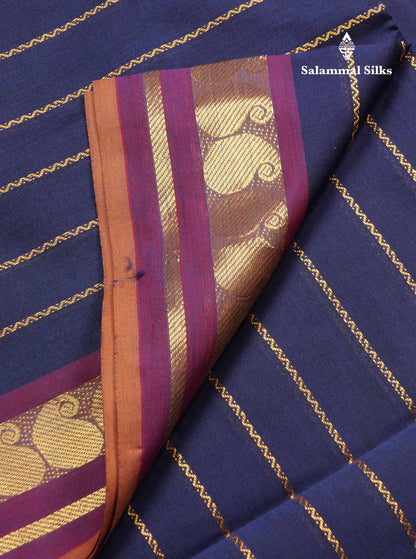 Beautiful Elephant Grey Semi Silk Cotton Saree With Contrast Maroon Blouse