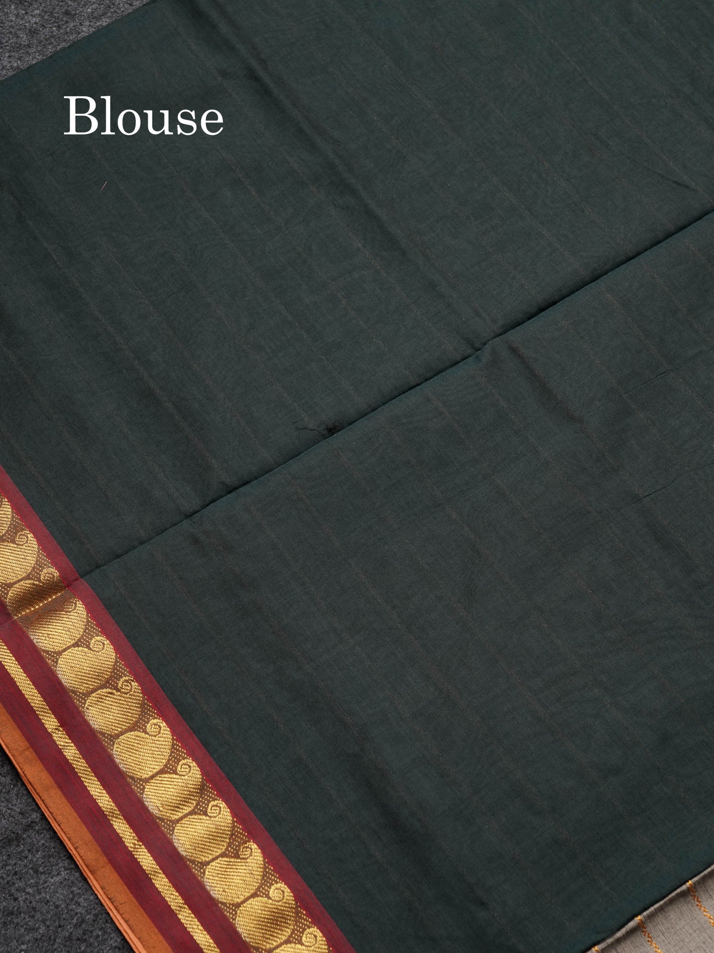 Beautiful Elephant Grey Semi Silk Cotton Saree With Contrast Maroon Blouse