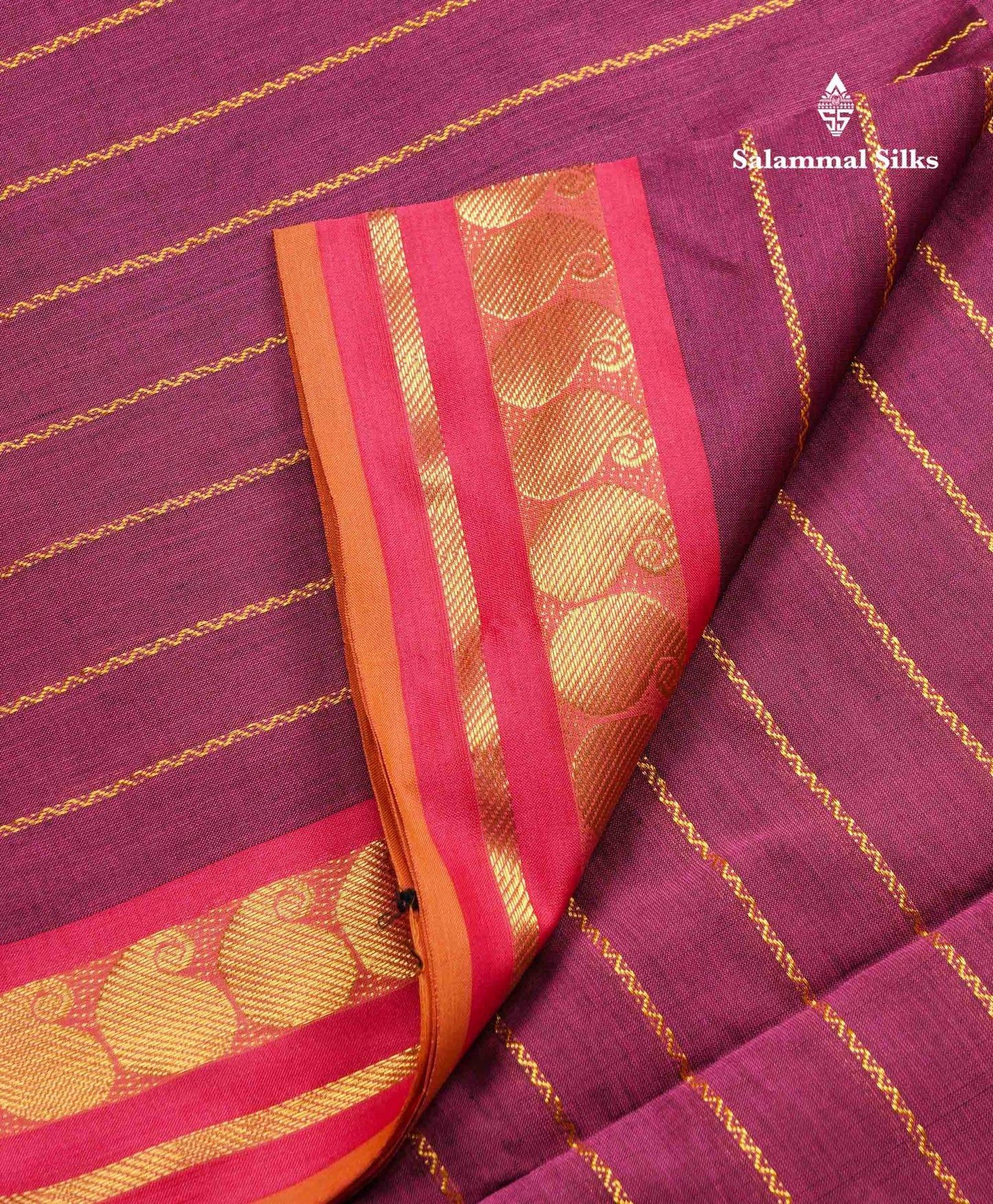 Beautiful Elephant Grey Semi Silk Cotton Saree With Contrast Maroon Blouse