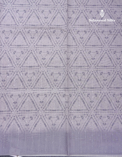 Light Grey Fancy Saree With  Blouse