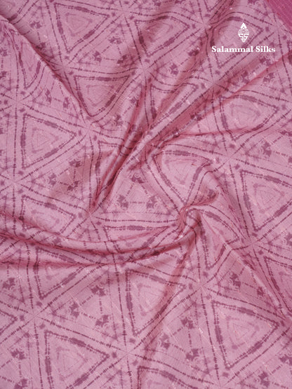 Elephant Grey Thread Work Printed Semi Tussar Fancy Saree With Contrast Grey Border