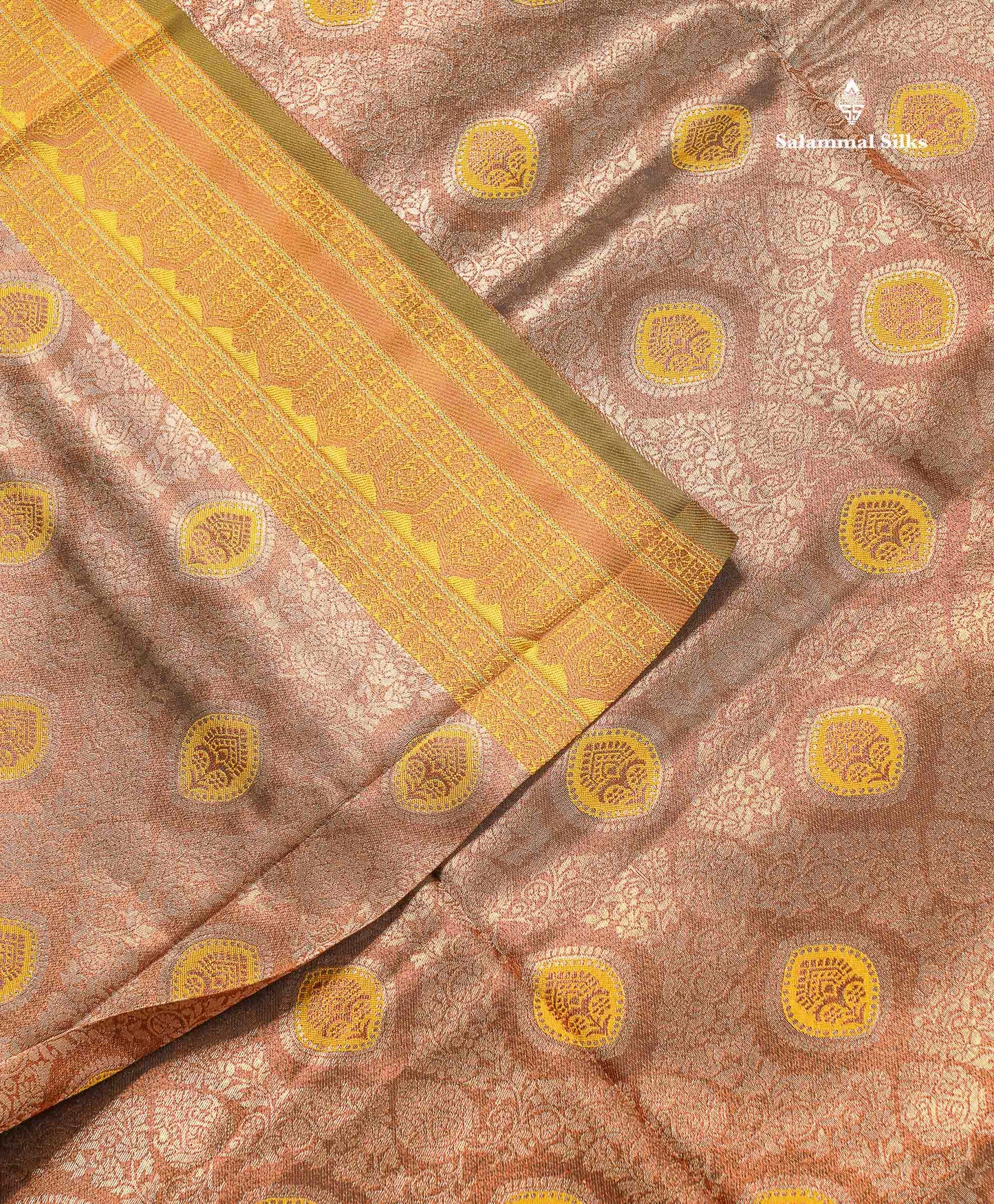 Semi Tussar Saree - Light Lavender Colour Body Tissue With Contrast Violet Fancy Border
