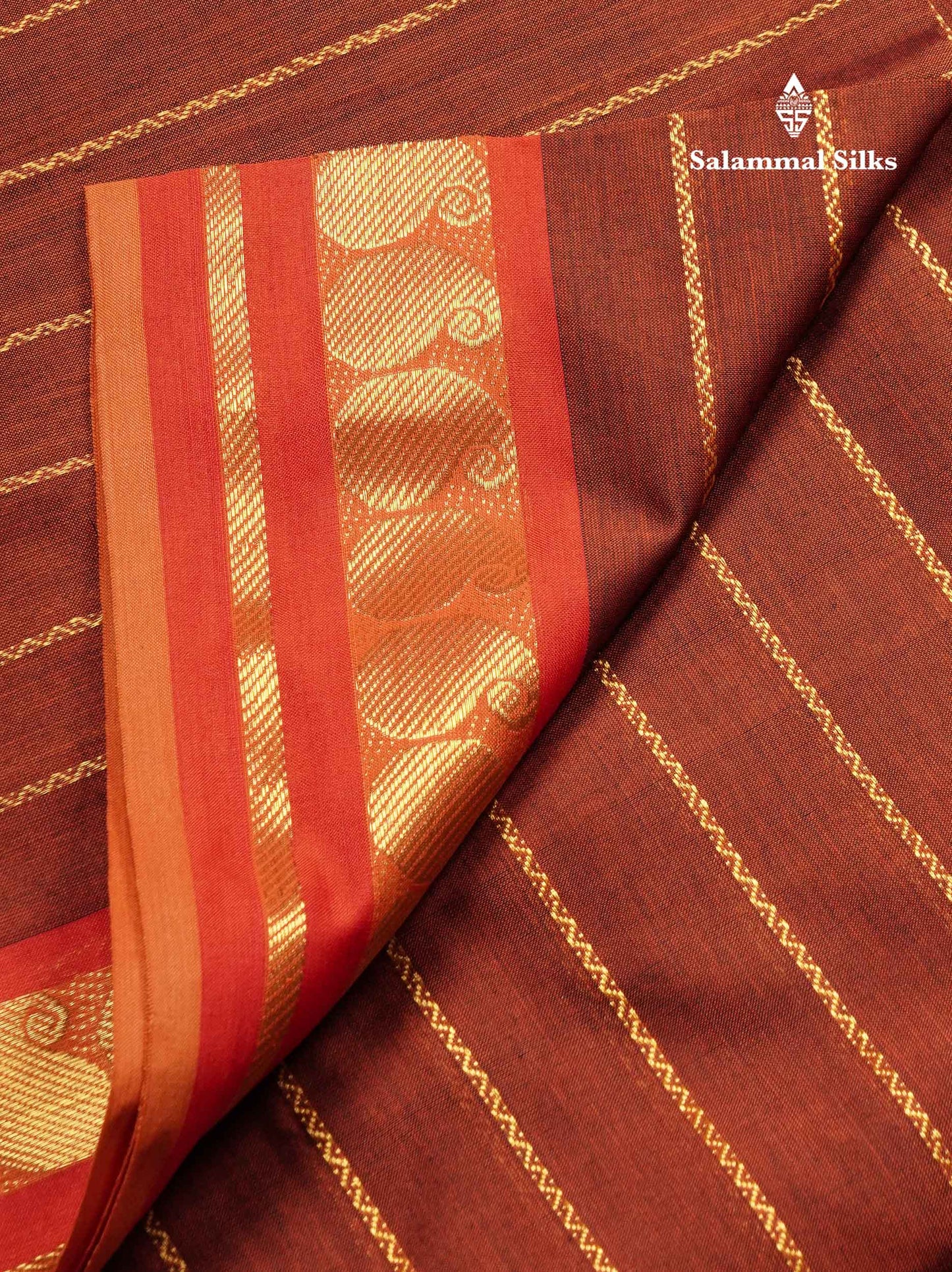 Beautiful Elephant Grey Semi Silk Cotton Saree With Contrast Maroon Blouse