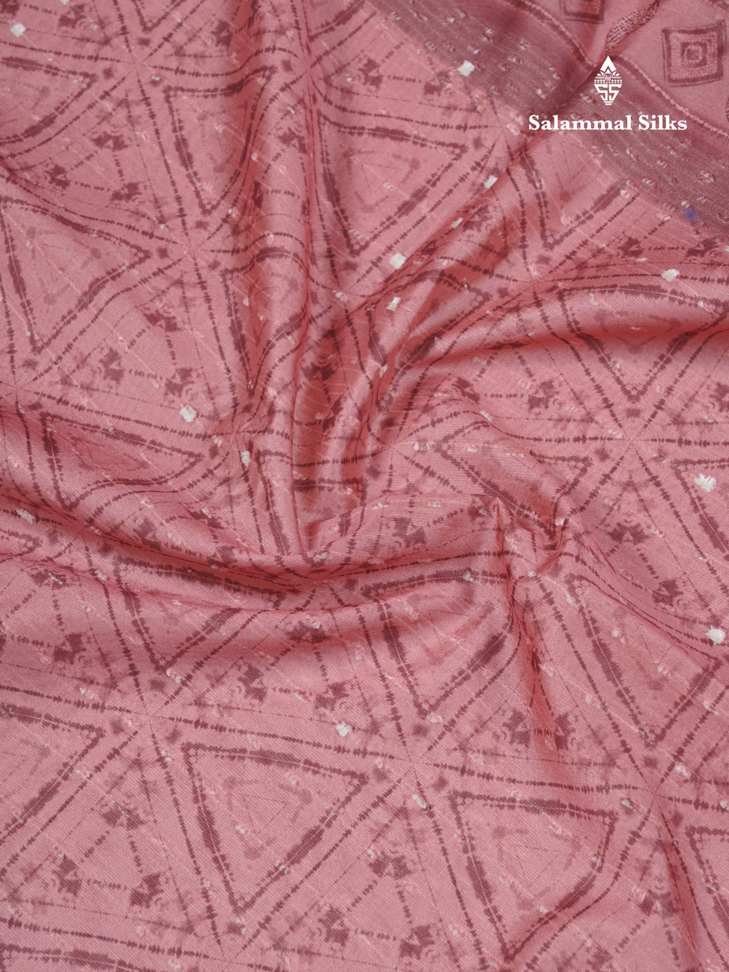 Elephant Grey Thread Work Printed Semi Tussar Fancy Saree With Contrast Grey Border