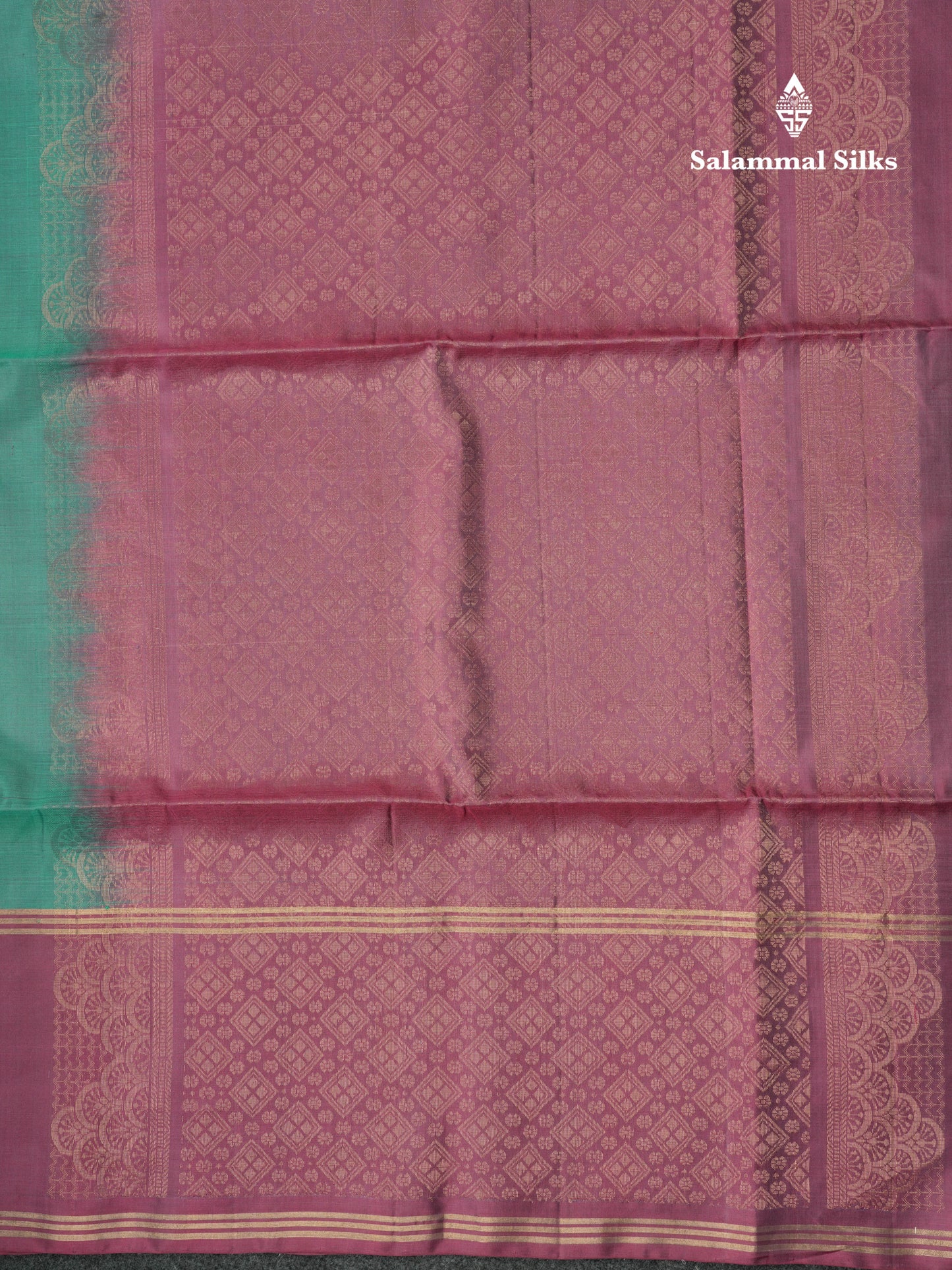 Beautiful Dual Tone Pastel Blue Pure Kanjivaram Soft Silk Saree With Contrast Pink Shade Fancy Border