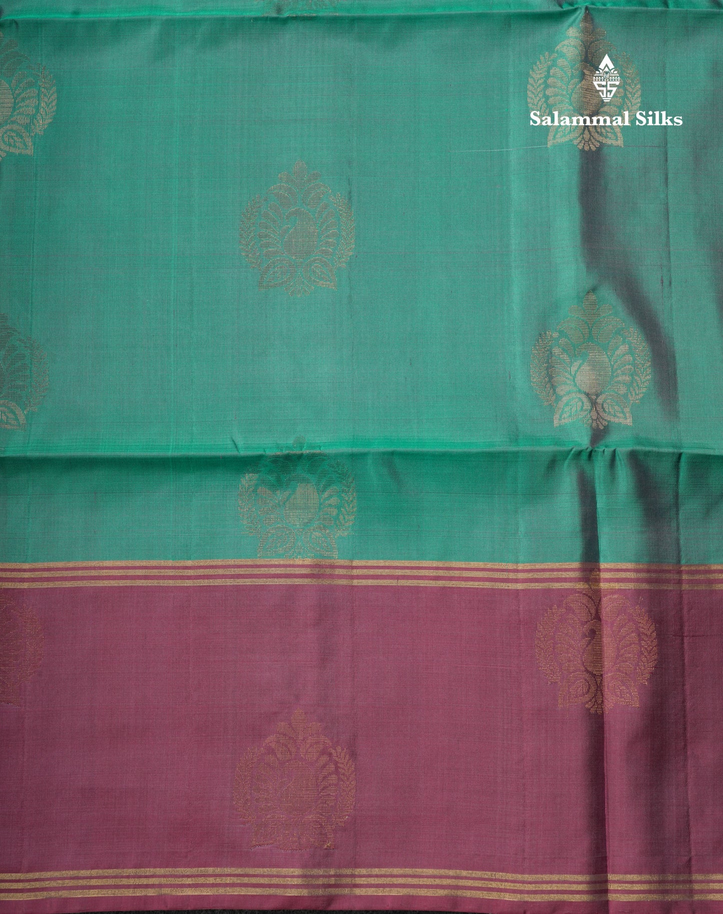Beautiful Dual Tone Pastel Blue Pure Kanjivaram Soft Silk Saree With Contrast Pink Shade Fancy Border