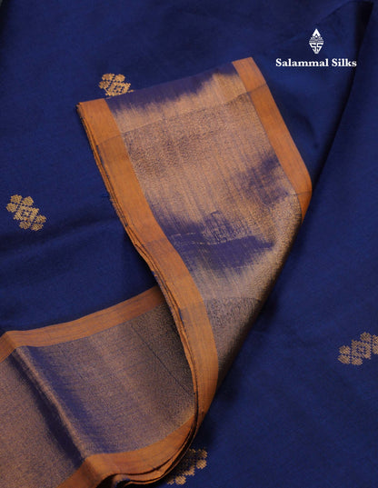 Beautiful Dark Maroon Semi Silk Cotton Saree With Contrast Manthulir Yellow Blouse