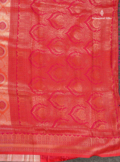Semi Tussar Saree - Light Lavender Colour Body Tissue With Contrast Violet Fancy Border