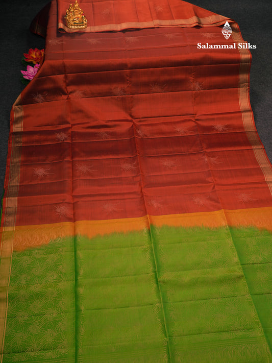 Beautiful Maroon Pure Kanjivaram Soft Silk Saree With Small Zari Border