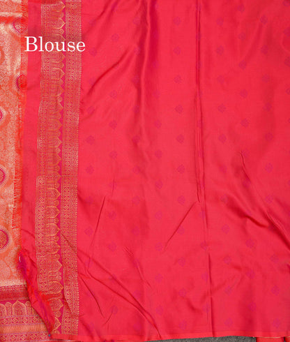 Semi Tussar Saree - Light Lavender Colour Body Tissue With Contrast Violet Fancy Border