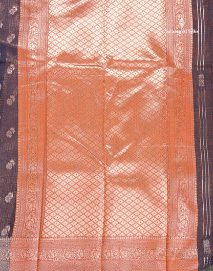 Cotton Mix Saree - Light Pink Colour Body Thread Butta With Fancy Border