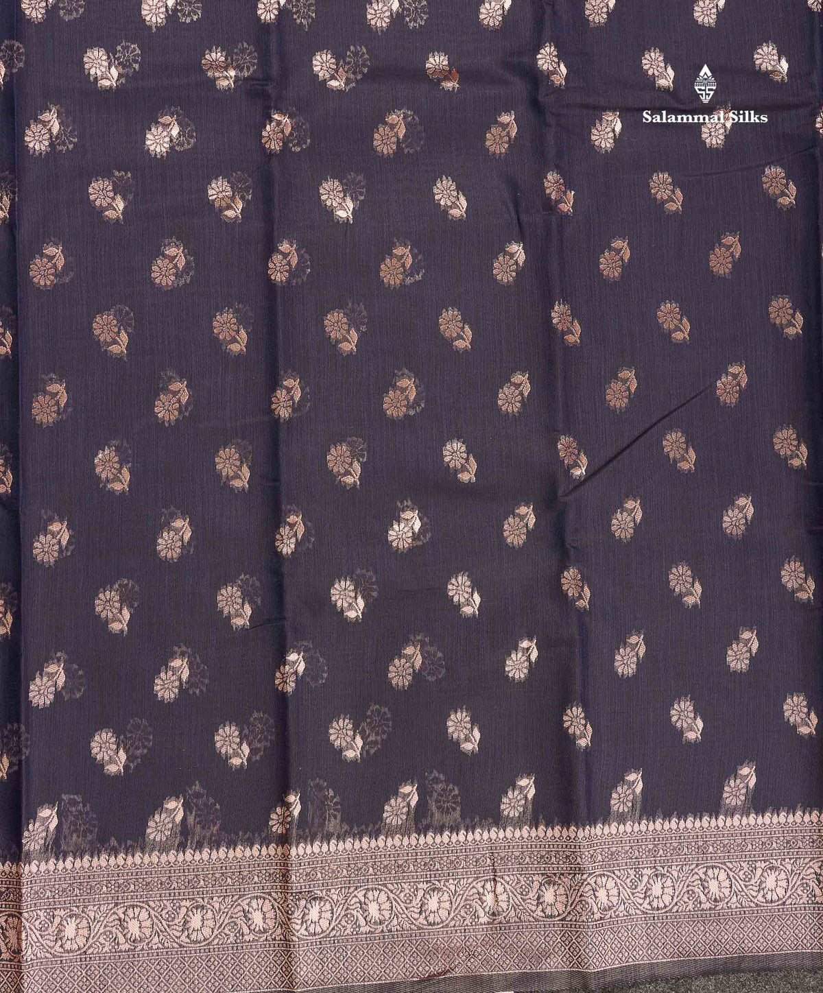 Cotton Mix Saree - Light Pink Colour Body Thread Butta With Fancy Border