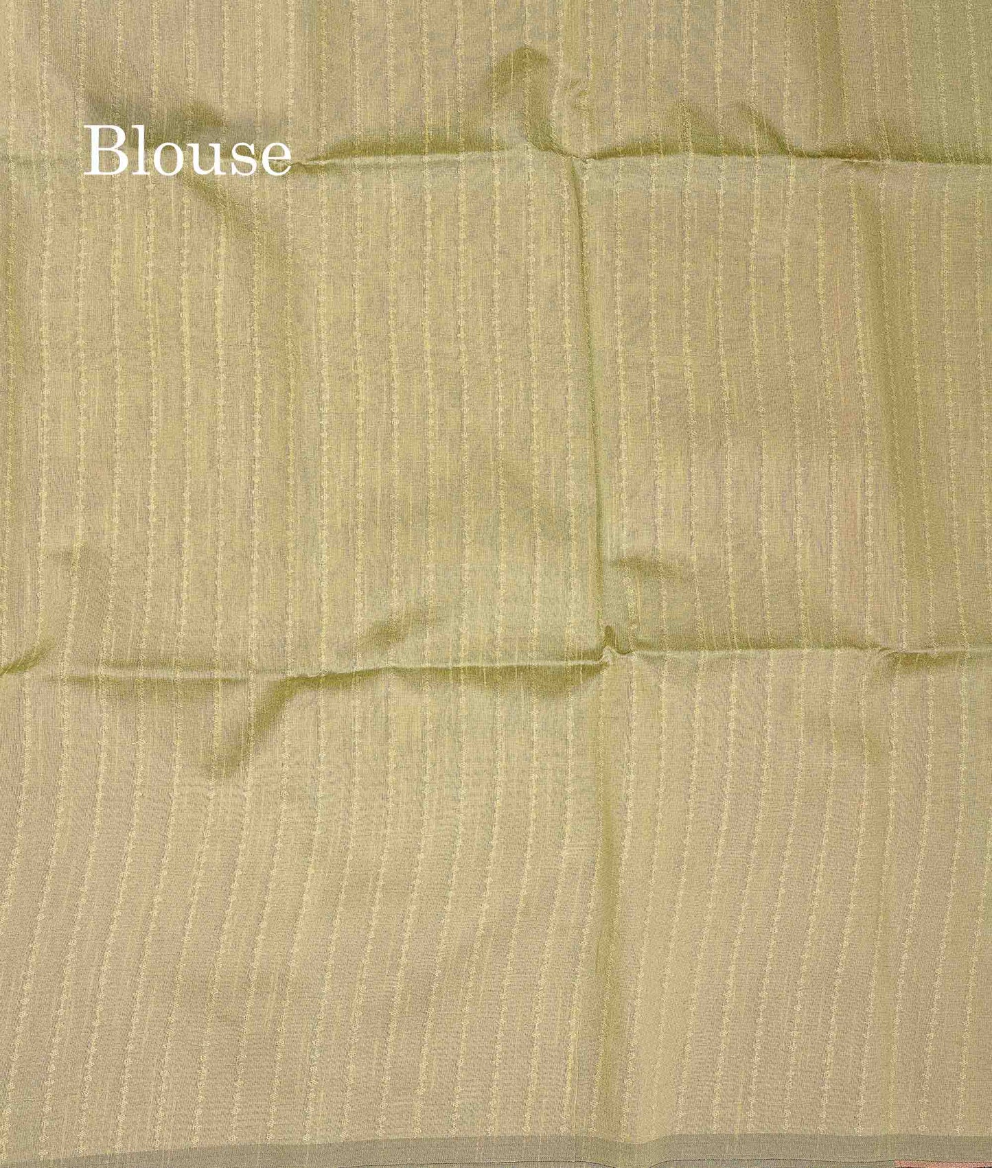 Jute Cotton Mix Saree - Pista Green Colour Body With Zari butta  Border Less Saree