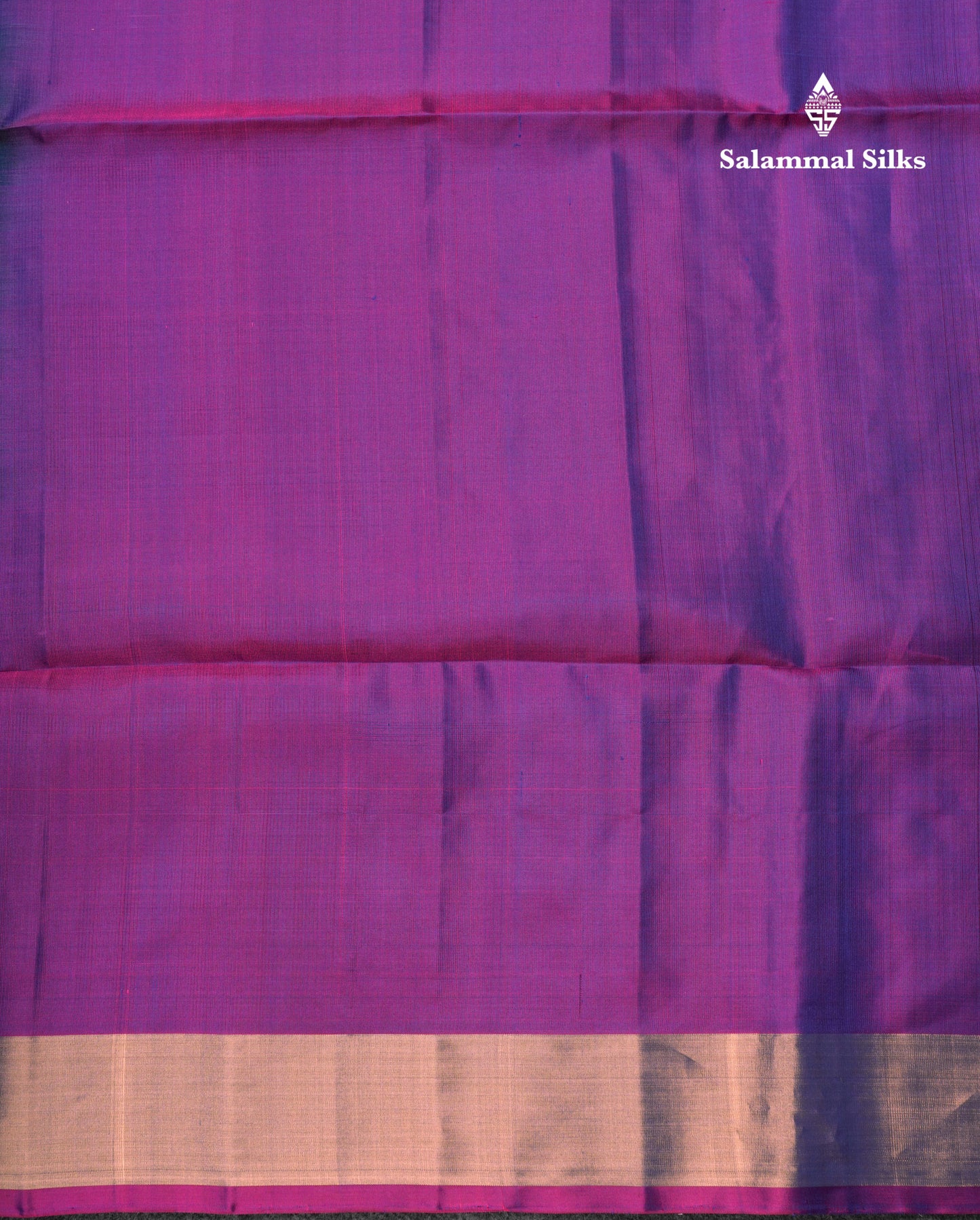 Beautiful Dual Tone Bottle Green Pure Kanjivaram Soft Silk Saree With Contrast Purple Blouse