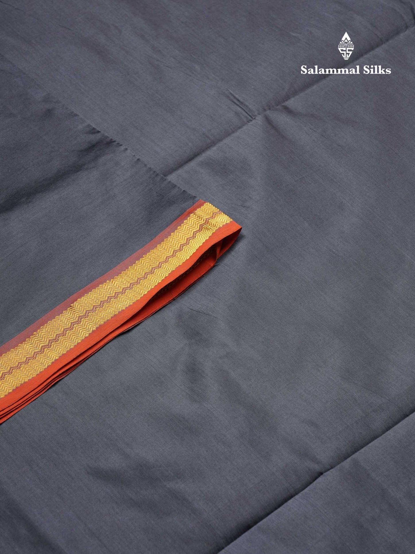 Beautiful Dark Purple Plain Semi Silk Cotton Saree With Contrast Olive Green Blouse