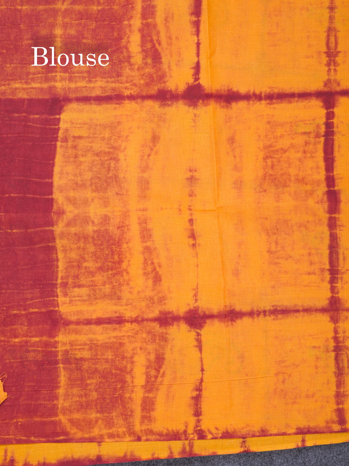 Yellow Big Checks With Butta Batik Print Sungudi Pure Cotton Saree With Running Blouse