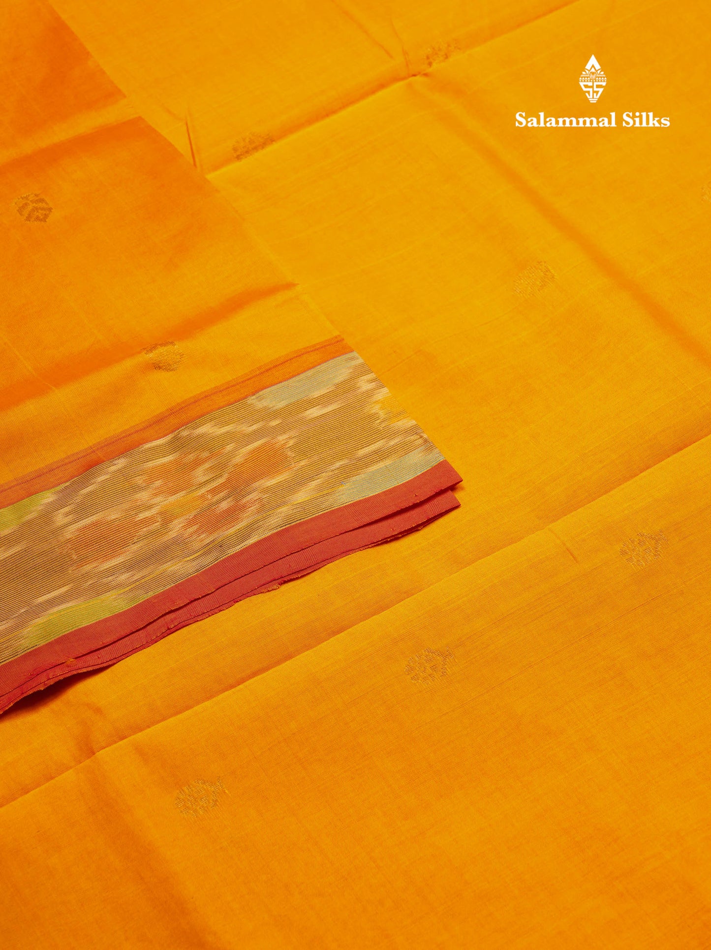 Beautiful Royal Blue Semi Silk Cotton Saree With Contrast Mustard Yellow Blouse