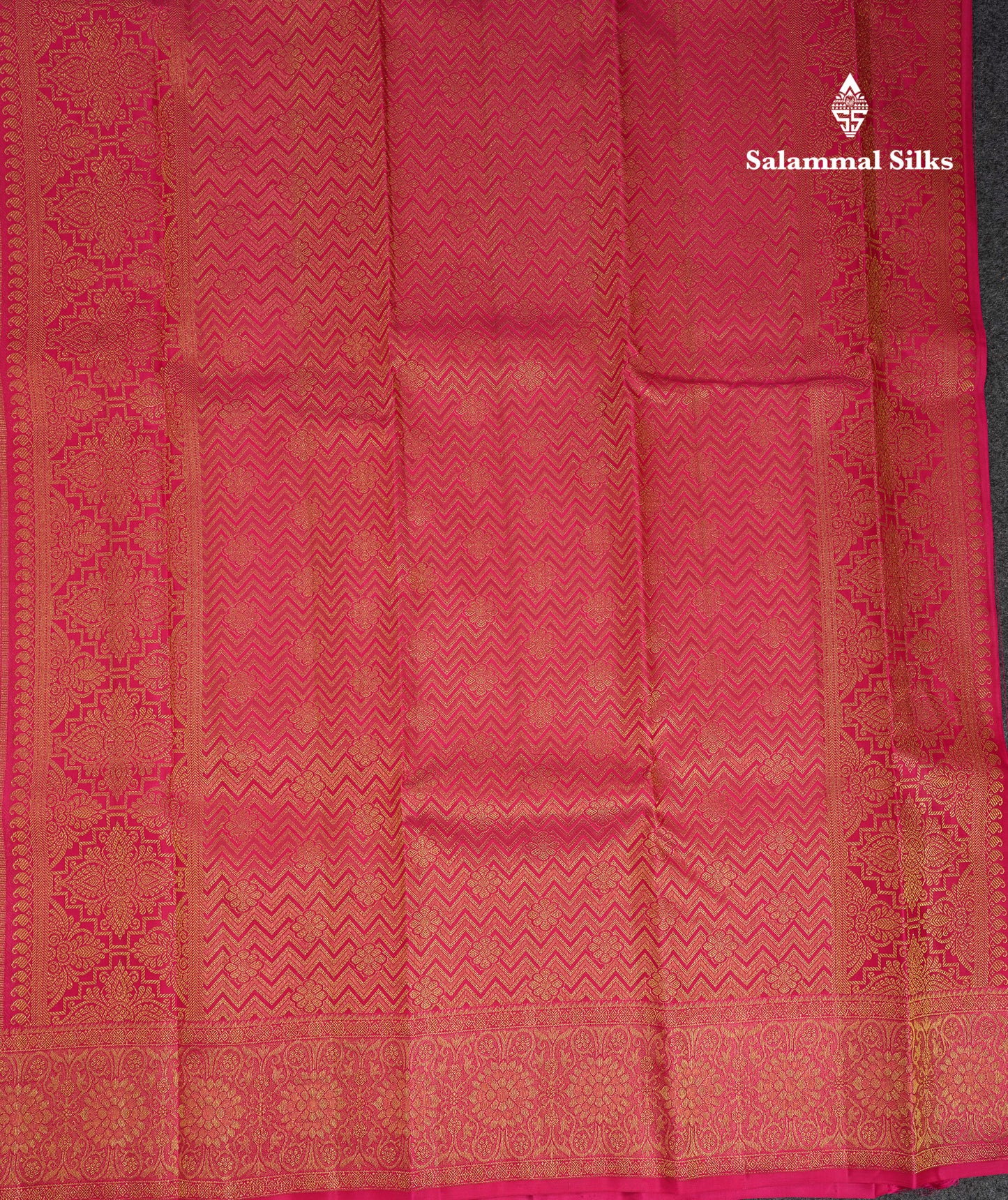 Beautiful Mustard Yellow Bridal Pure Kanjivaram Silk Saree With Contrast Pink Traditional Border