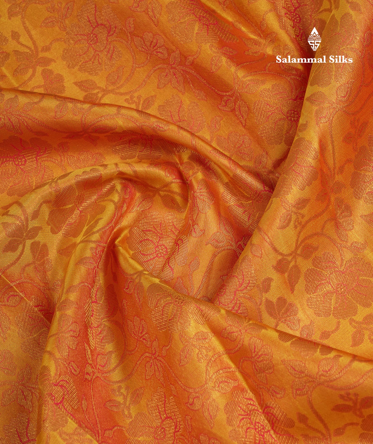 Beautiful Mustard Yellow Bridal Pure Kanjivaram Silk Saree With Contrast Pink Traditional Border